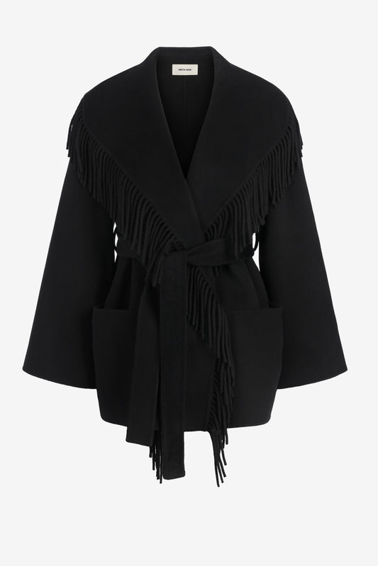 Fransenjacke Loretta in Schwarz Anita Hass