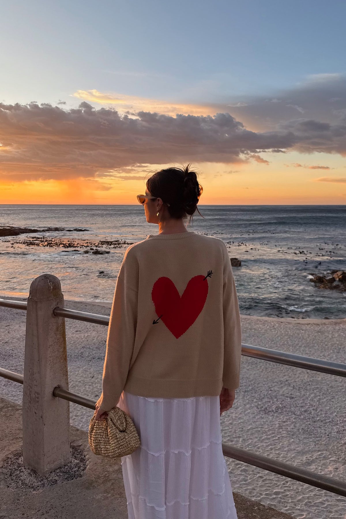 "Drop" Sweater in Sand by Anita Hass - Anita Hass