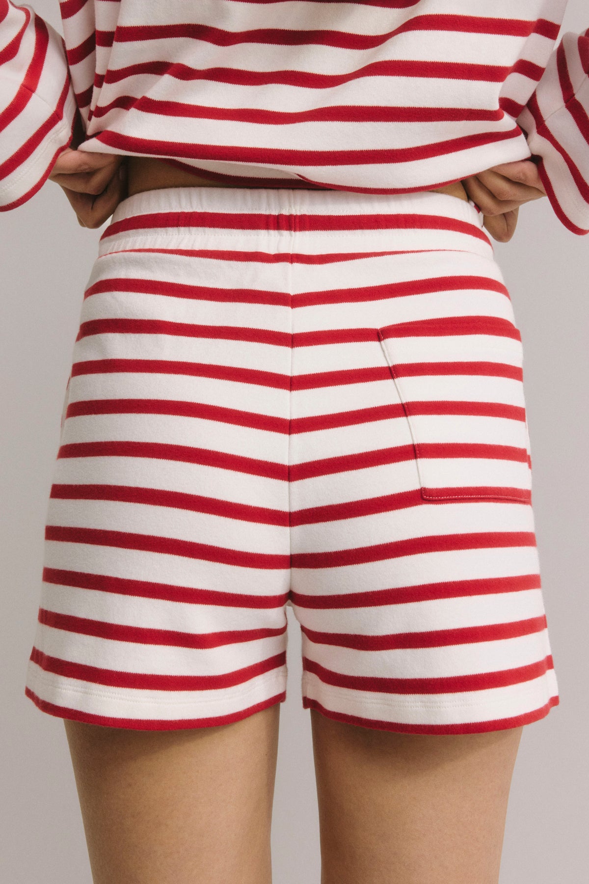 Breeze Shorts in Red/Ivory by Anita Hass - Anita Hass