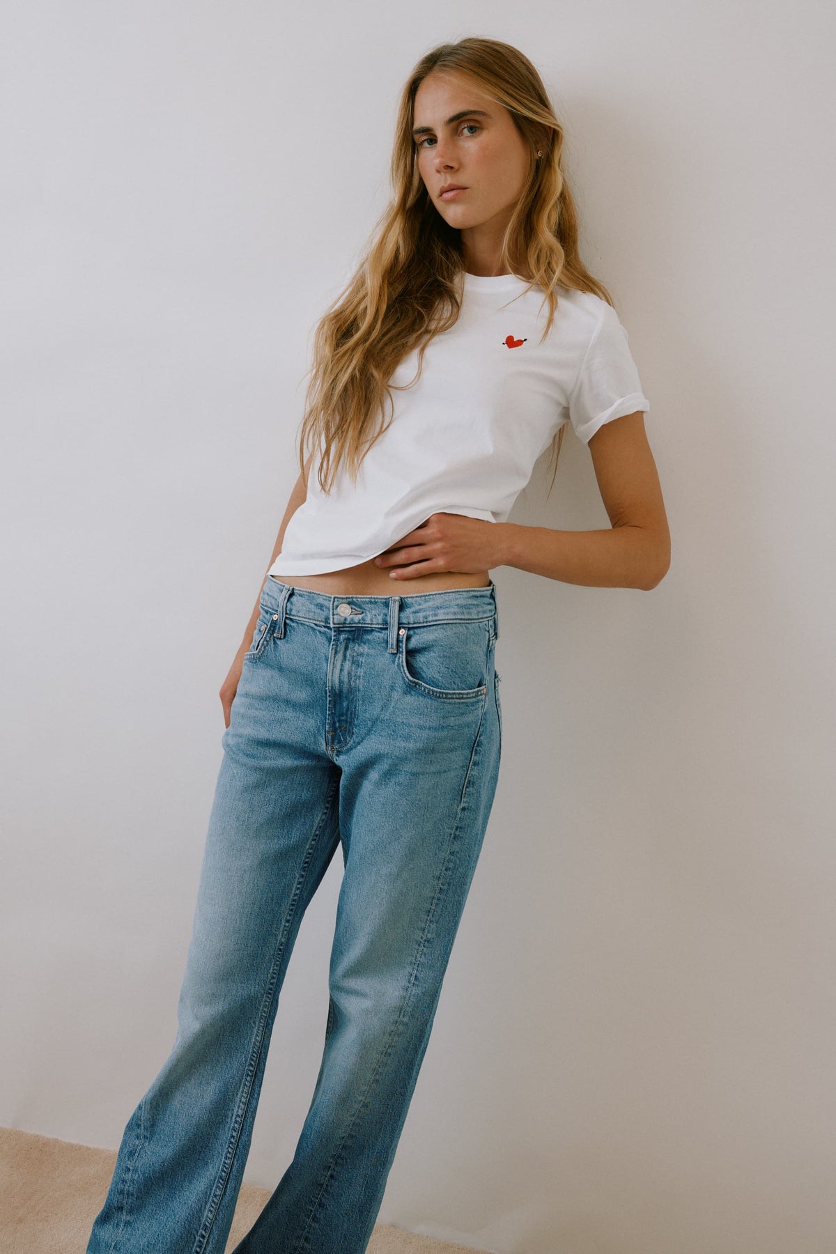 T-Shirt Heart in Weiß Anita Hass