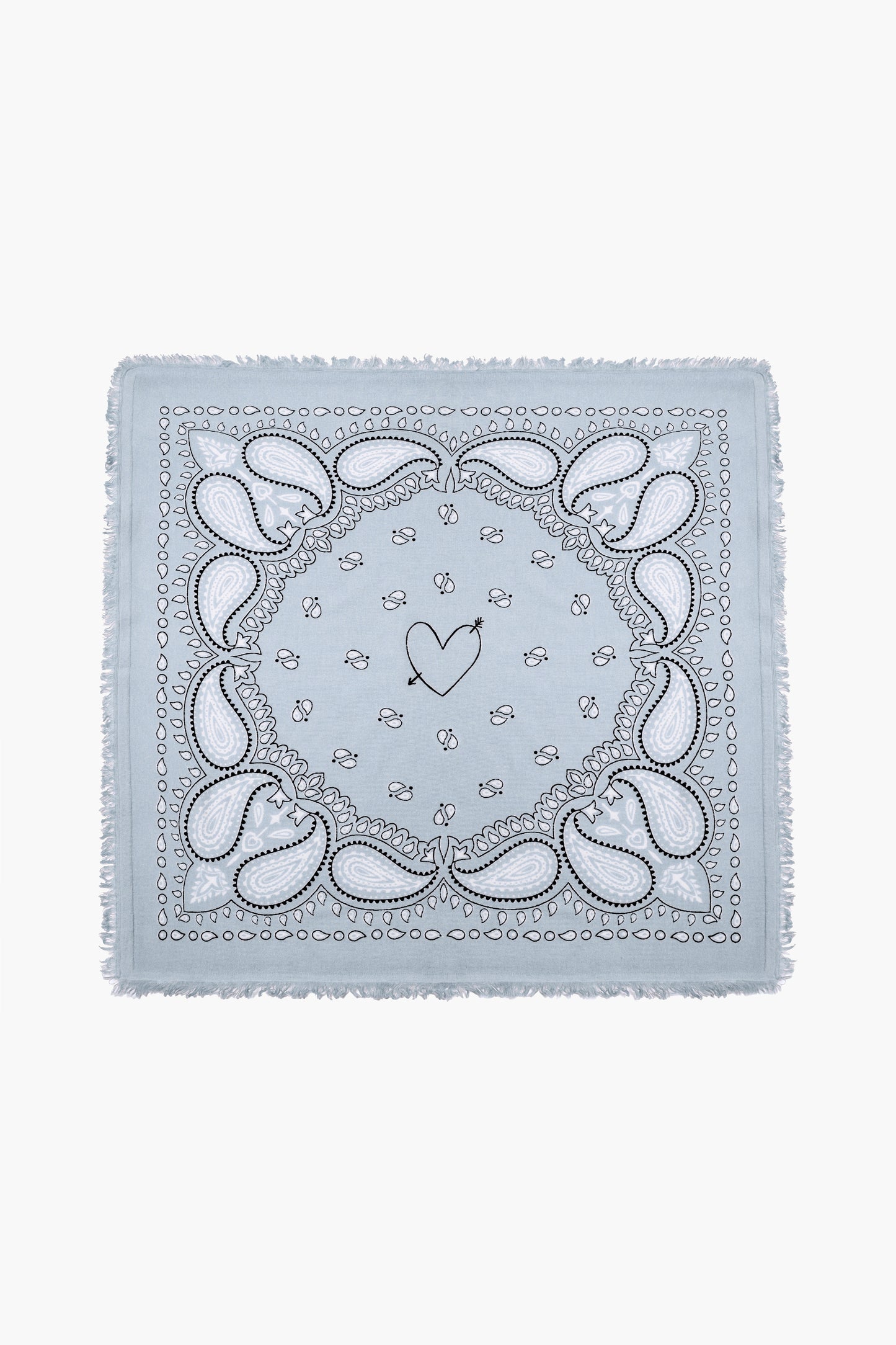 Tuch Wilma in Hellblau/Navy Anita Hass