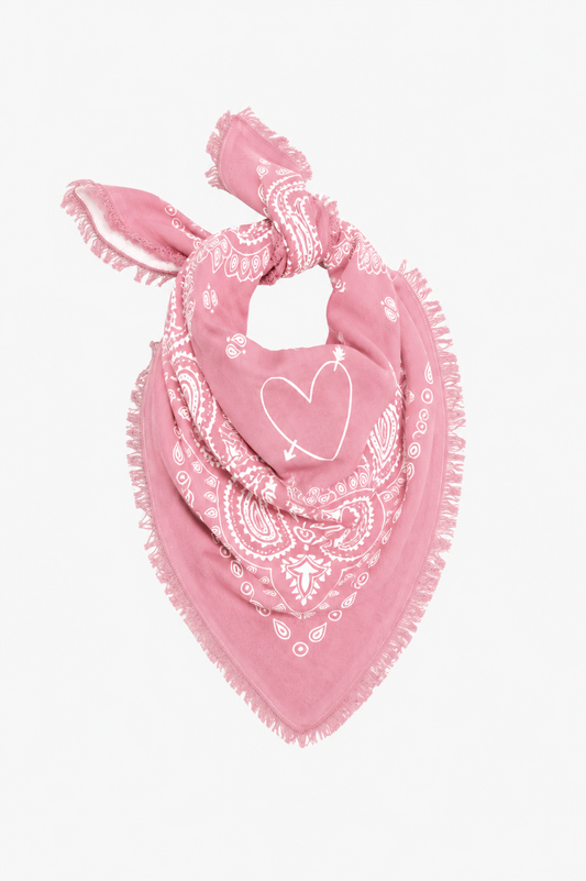 Wilma Scarf in Pink by Anita Hass - Anita Hass