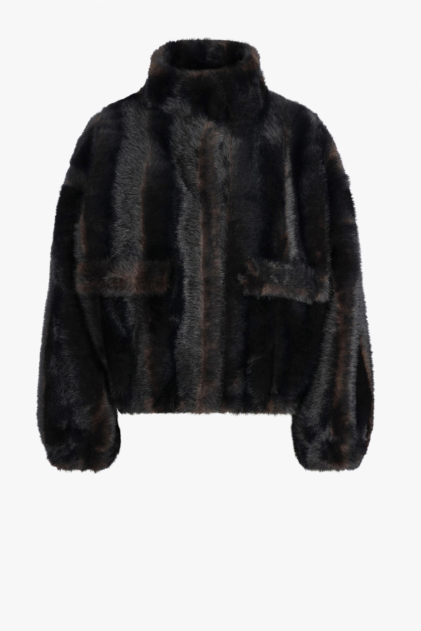 Jacke Iris in Mink Noir