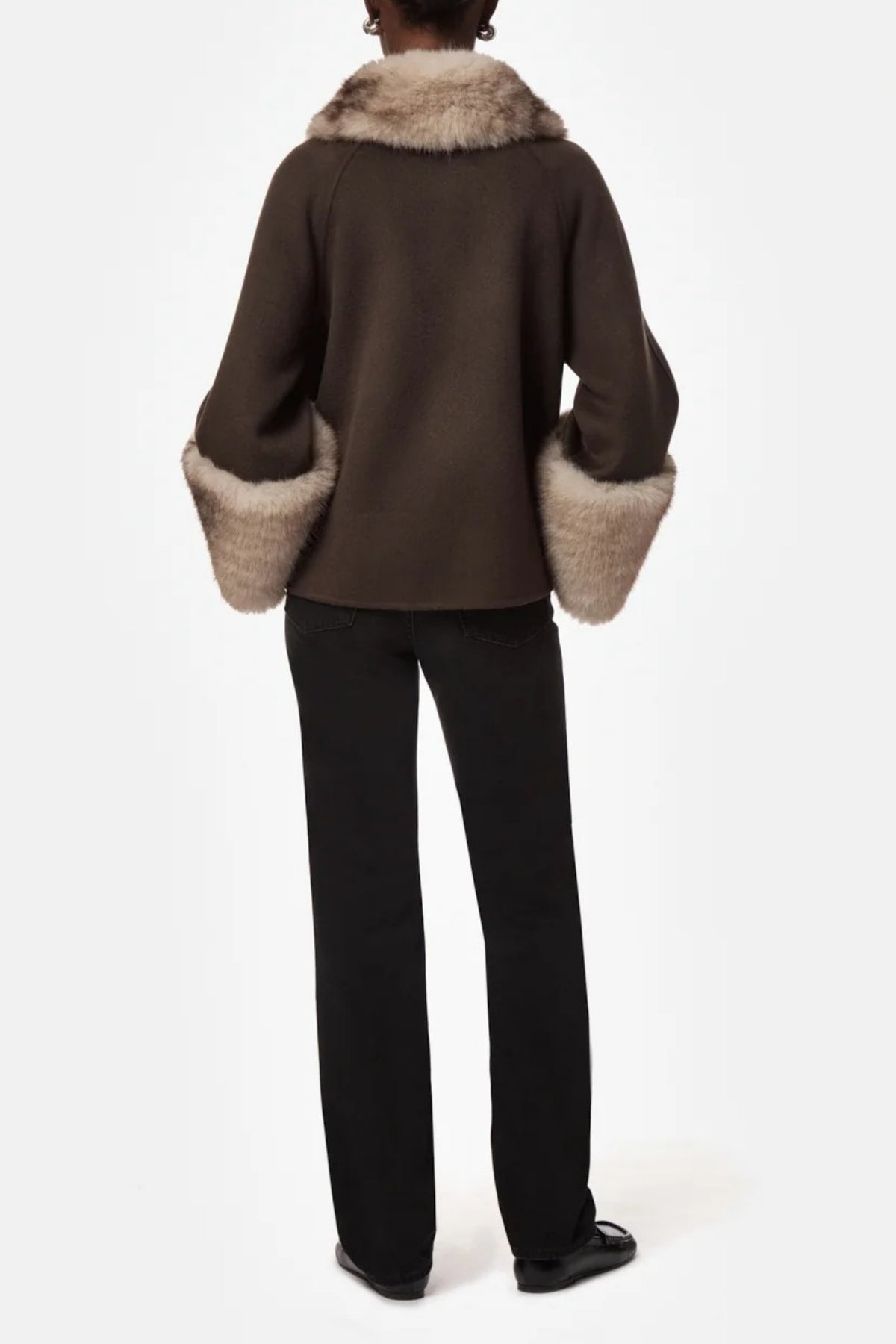 Jacke Judie in Mink Brown/Grey Apparis