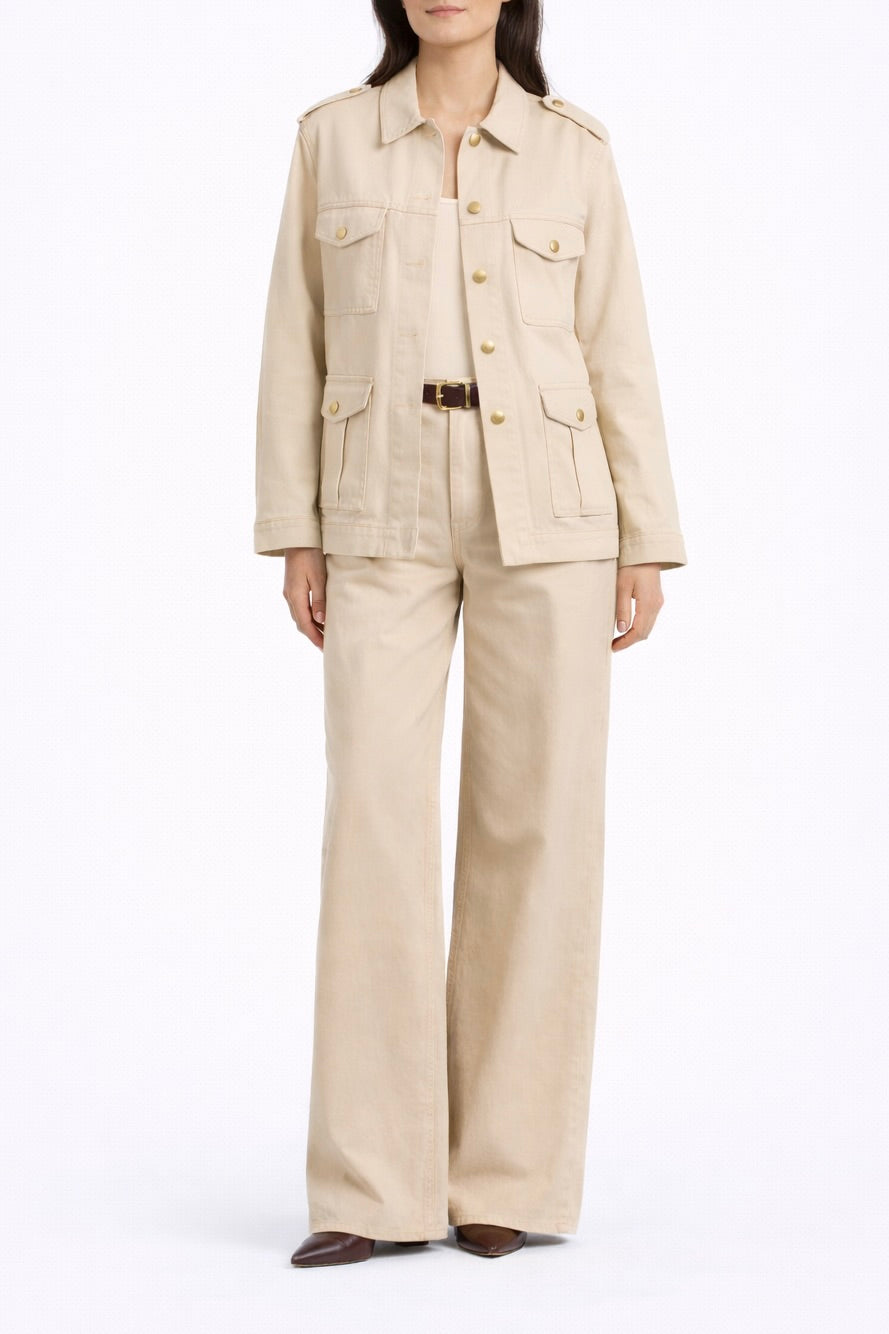 Jeansjacke Sahariana in Nariida AlmondBlazé Milano - Anita Hass