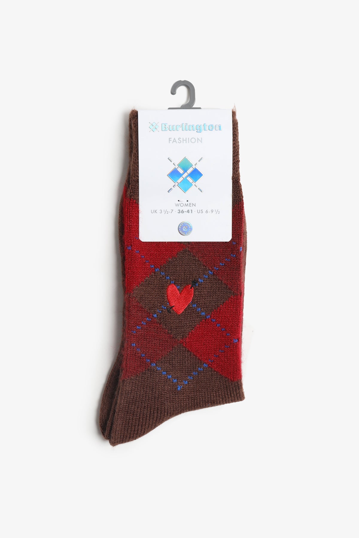 Socken Whitby in Braun/Rot Burlington x Anita Hass