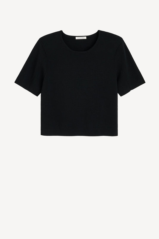 Amber Knit Shirt in Black
