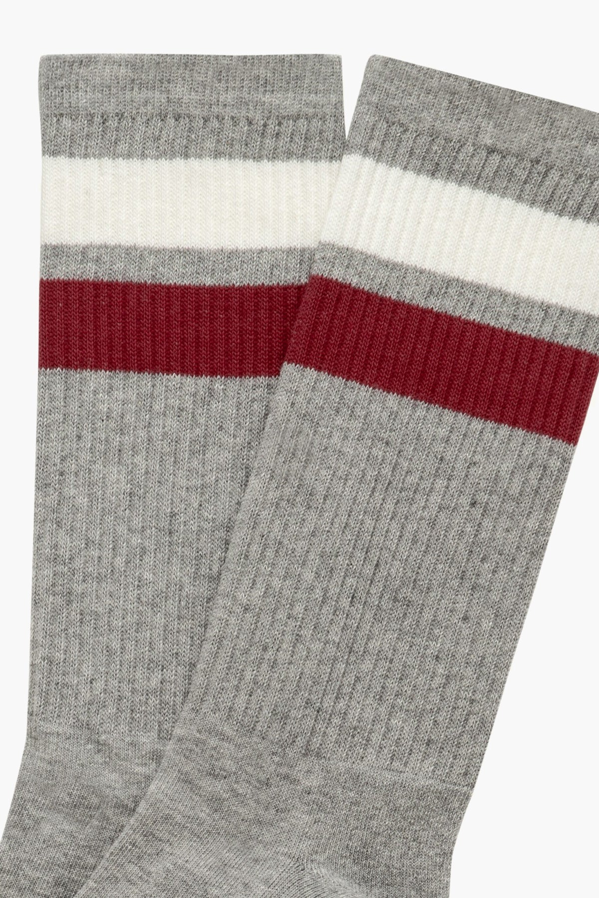 Socken Stripes in Melange/RotAutry - Anita Hass