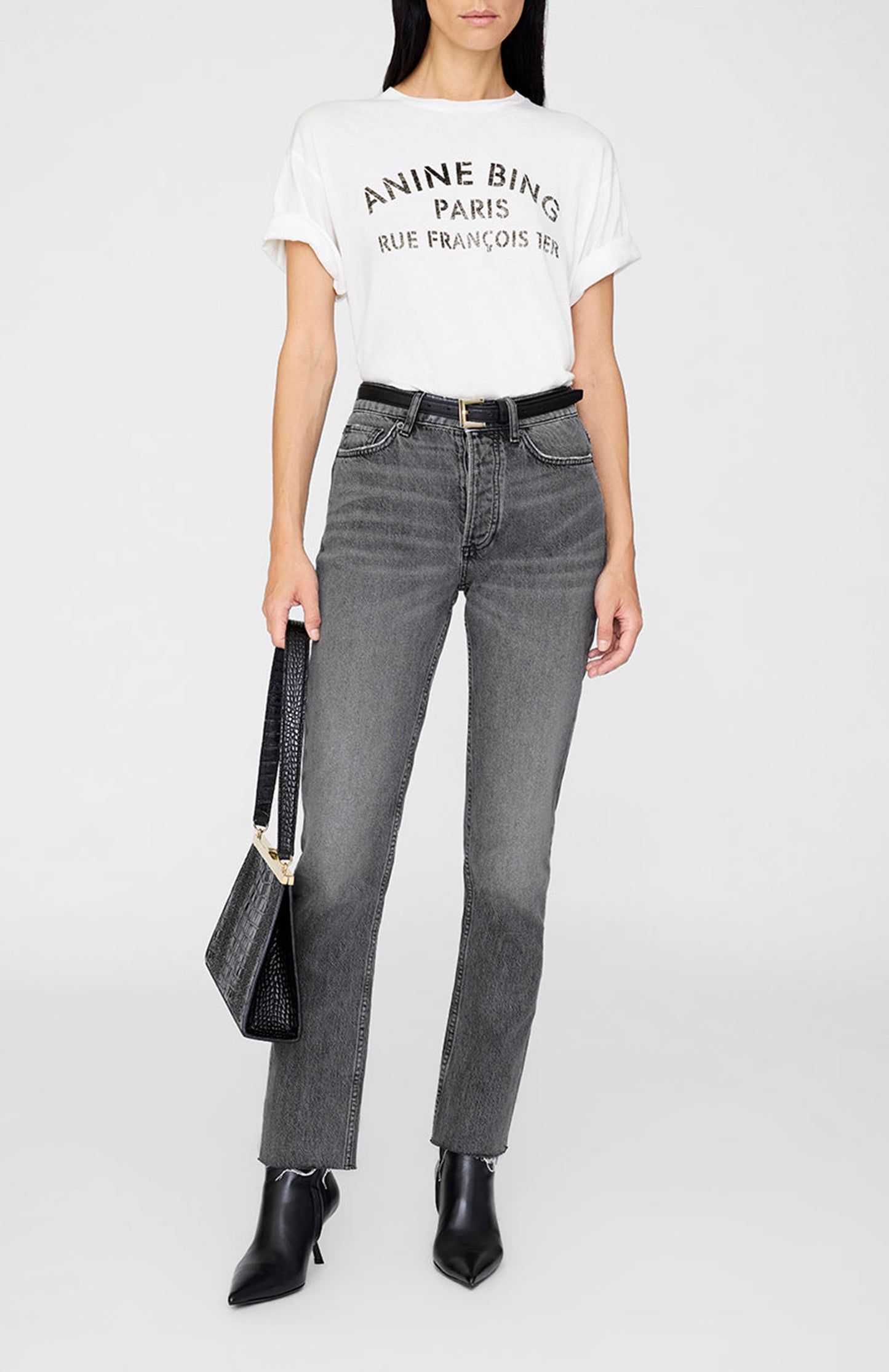 T-Shirt Cohen Stencil in IvoryAnine Bing - Anita Hass