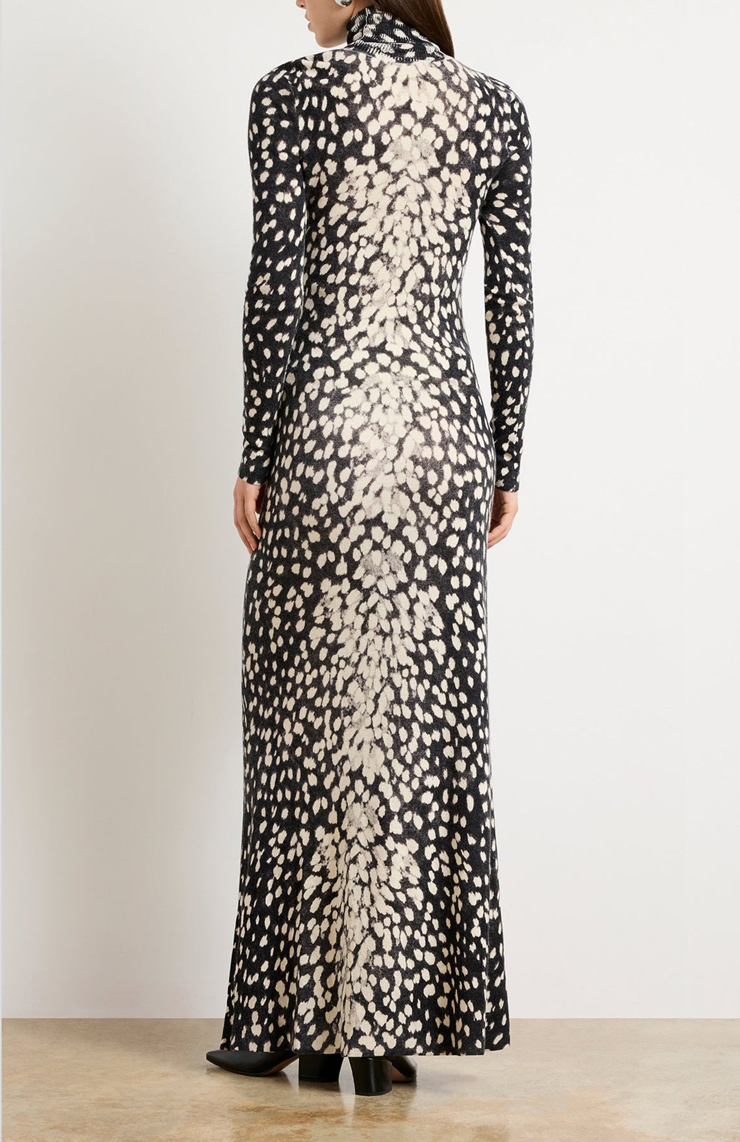 Kleid The Camille in Snow LeopardBrandon Maxwell - Anita Hass