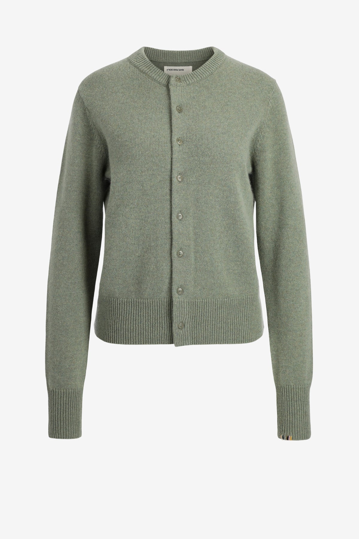 Cardigan No. 435 "Little Lamb" in Hemlock