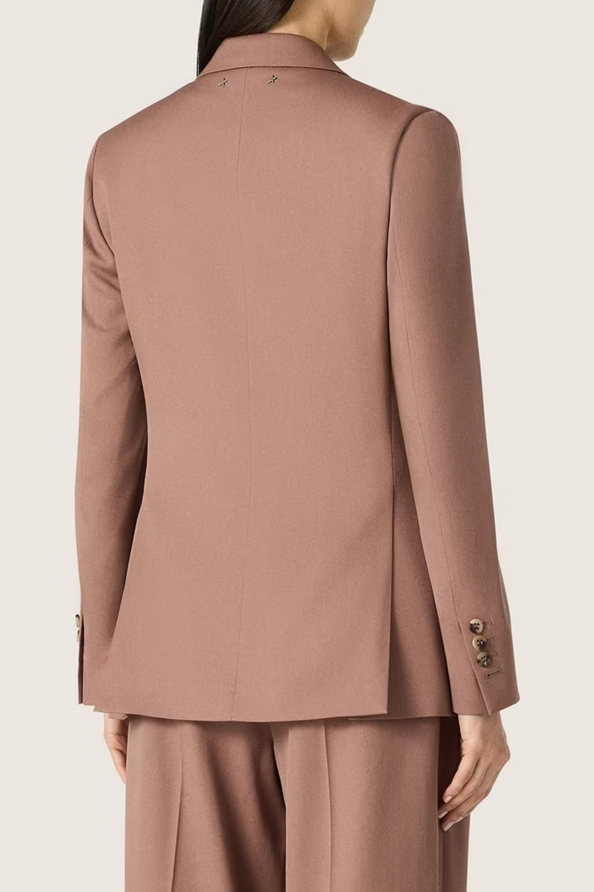Blazer Double Breasted in Bronze Pink Golden Goose