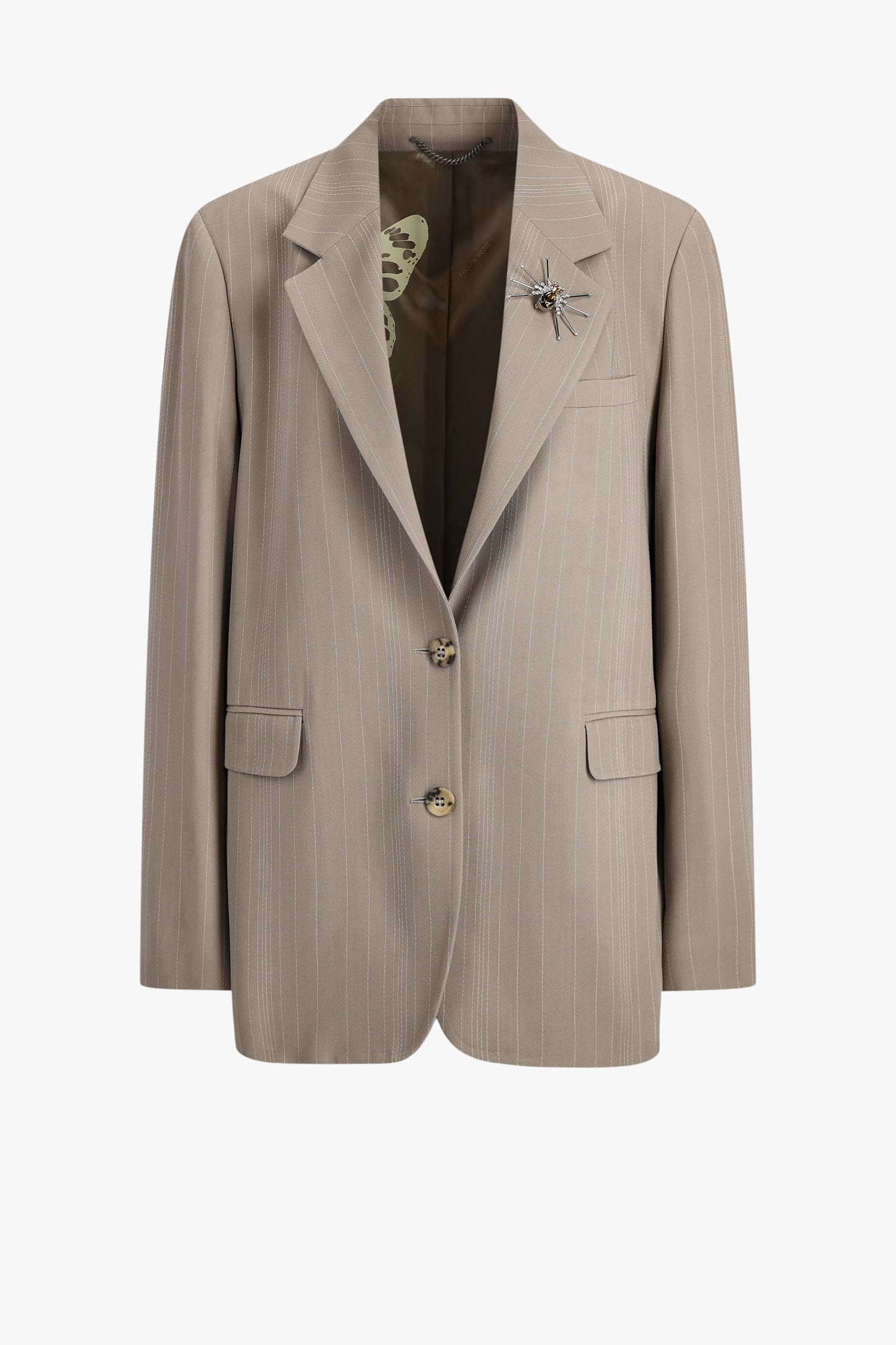 Maia Broche Blazer in Roasted Cashew by Golden Goose - Anita Hass