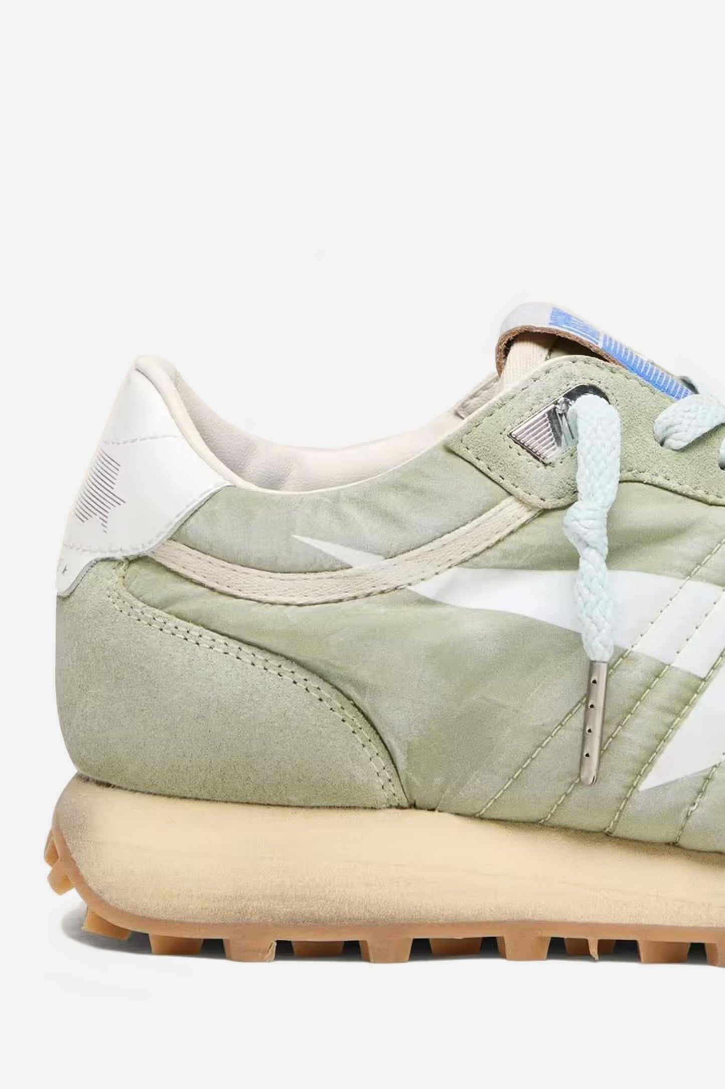 Sneaker Marathon in Sage Green/White Golden Goose
