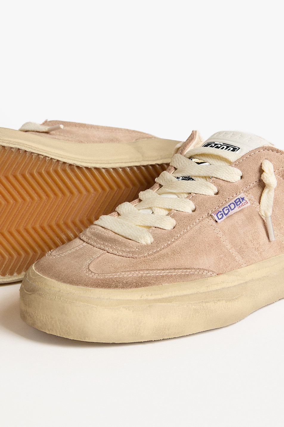 Sneaker Soul Star in Powder Pink/Milk Golden Goose
