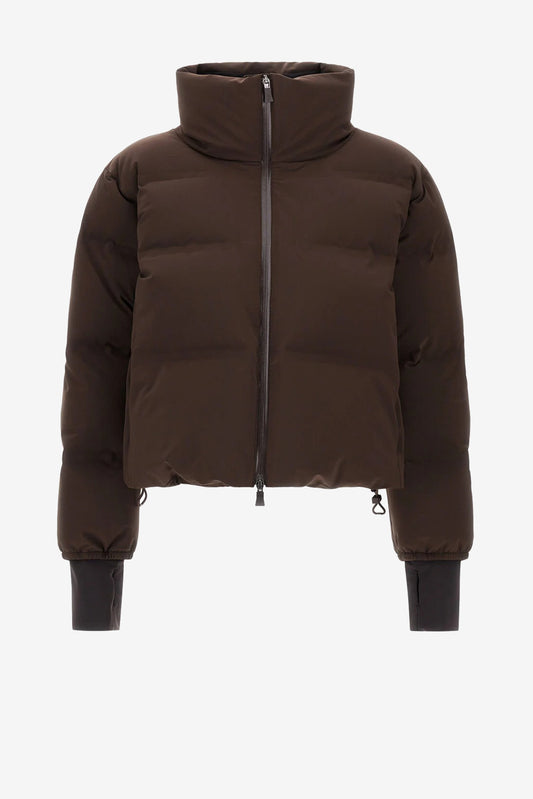 Jacke Cropped in Marrone Herno