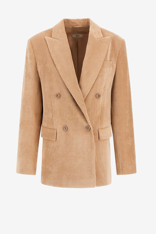 Kordblazer in Camel Herno