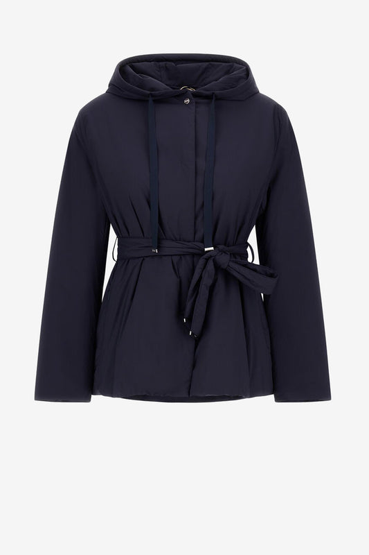 Light Stretch Parka in Navy by Herno - Anita Hass