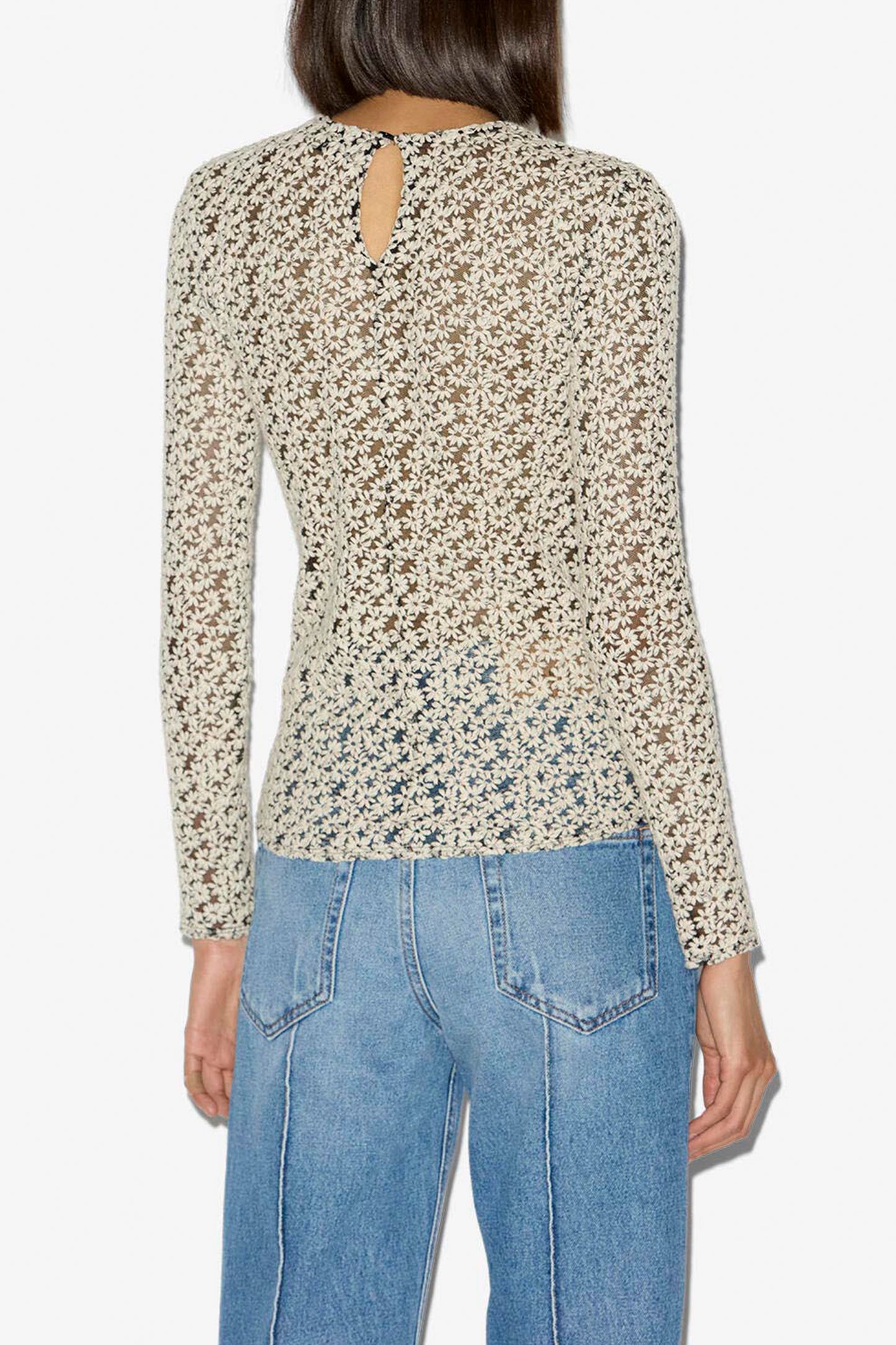 Top Soline in Ecru/SchwarzIsabel Marant - Anita Hass