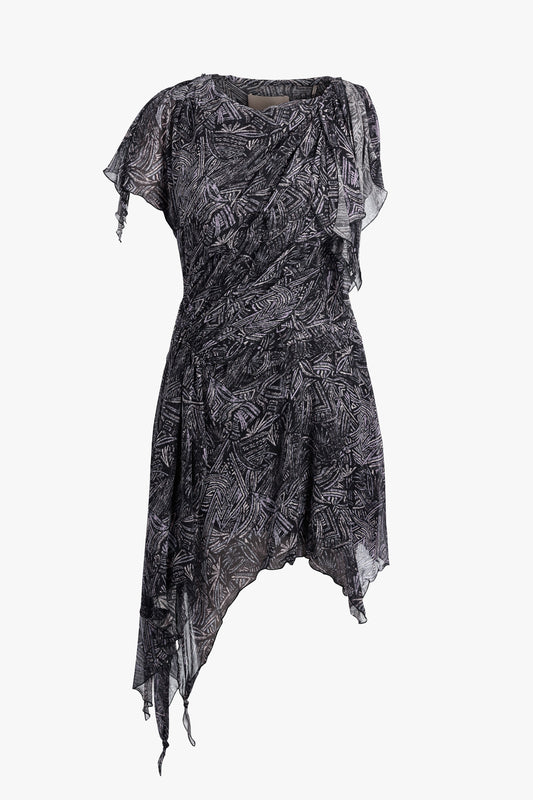 Jurk Trysha in Faded Night van Isabel Marant - Anita Hass