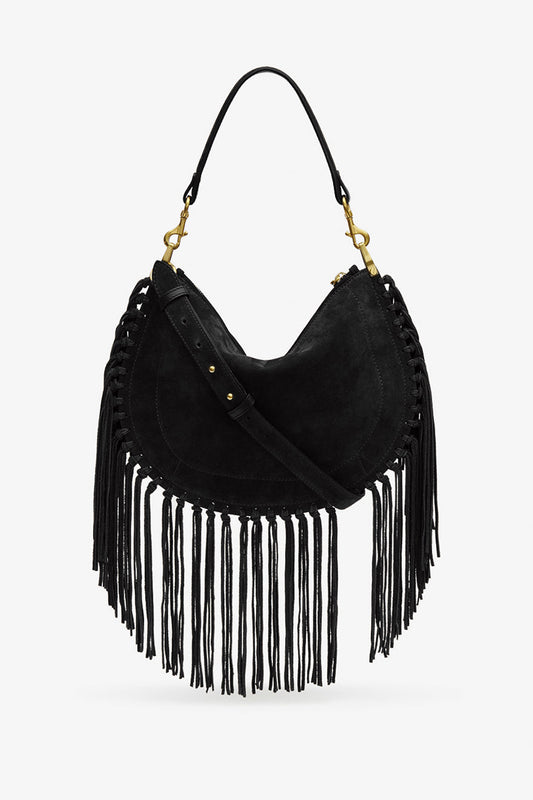 Tasche Oskan Fringes in Schwarz Isabel Marant
