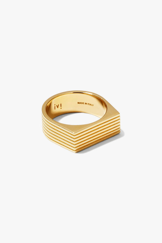 Anello Aurelia Signet in oro IVI Los Angeles - Anita Hass