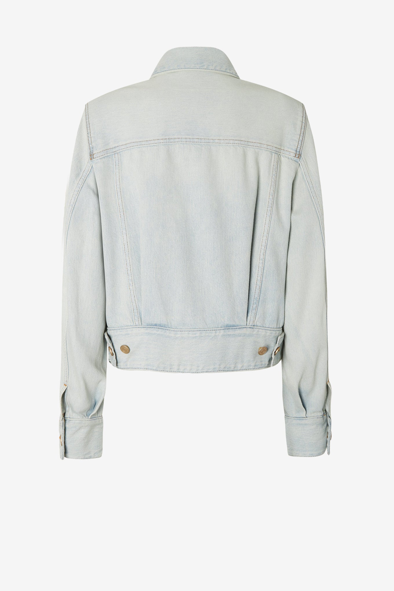 Trucker Denim Jacket in Medium Blue by Jacob Cohën - Anita Hass