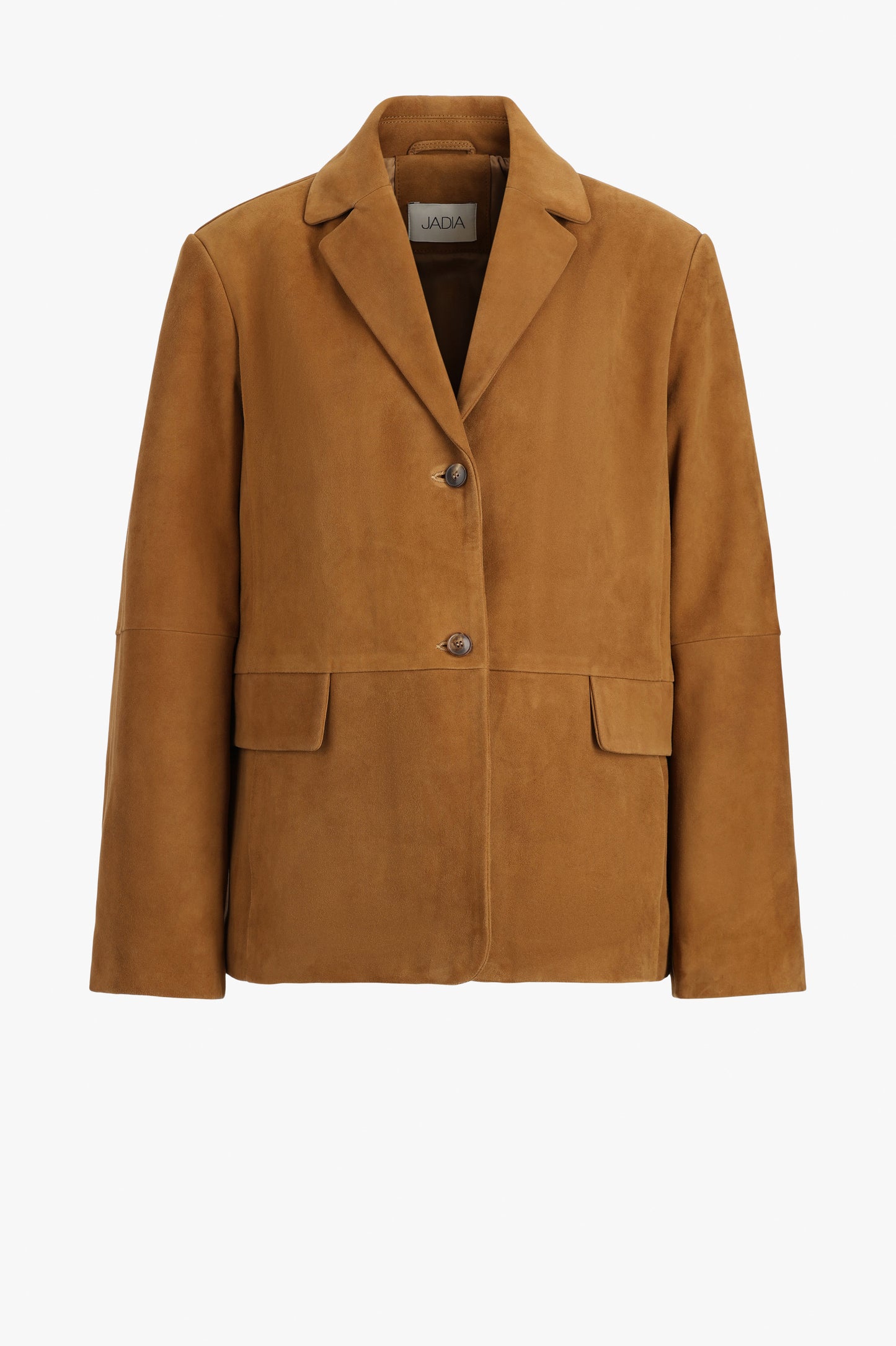 Zoe Leather Blazer in Suede MustardJadia - Anita Hass