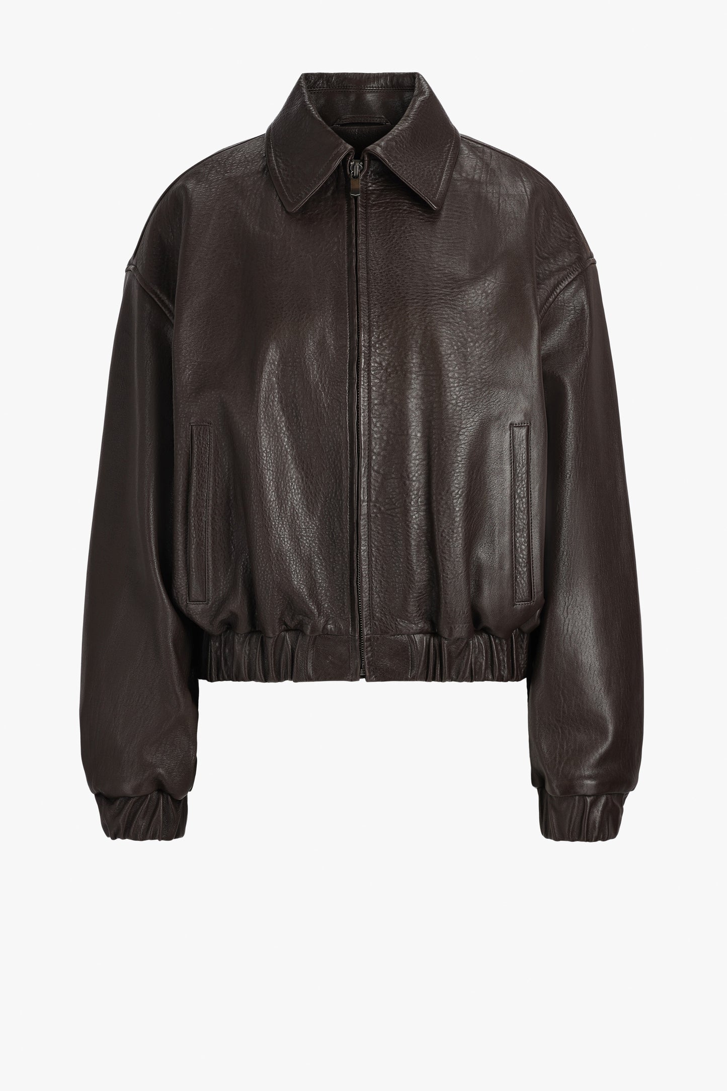Alma Leather Jacket in Vintage Brown by Jadia - Anita Hass