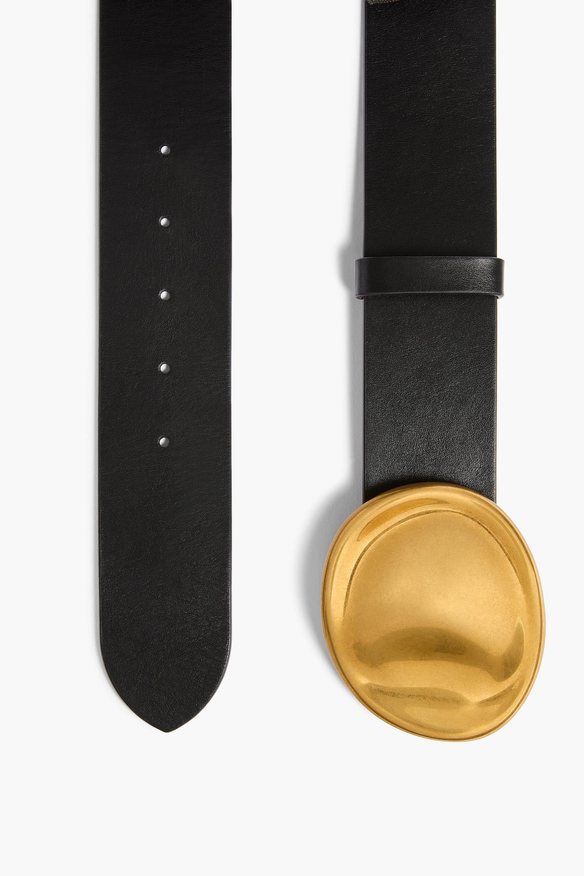 Gürtel Keefe in Schwarz/Antique Gold Khaite