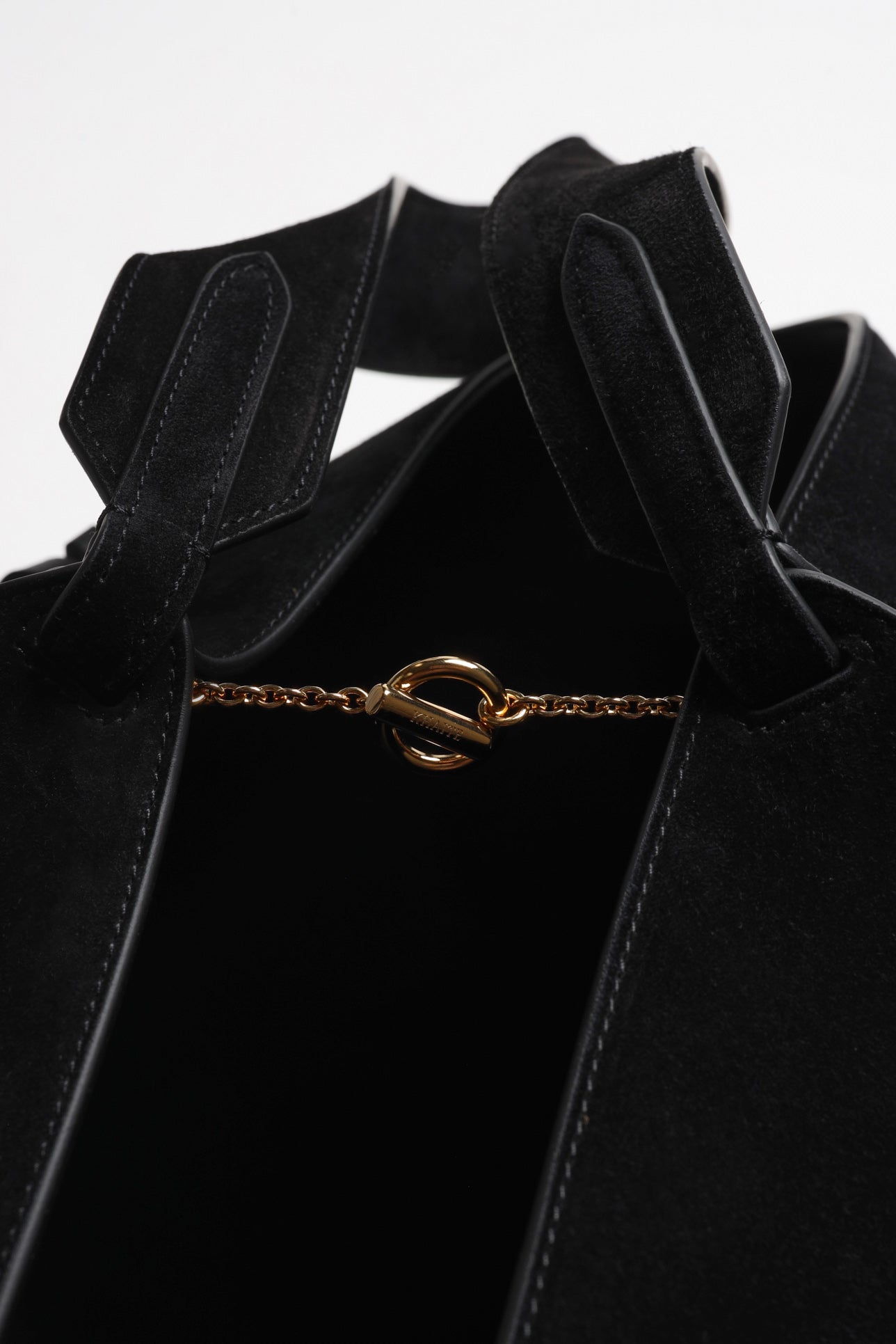 Lotus Fringes Small Bag in Black