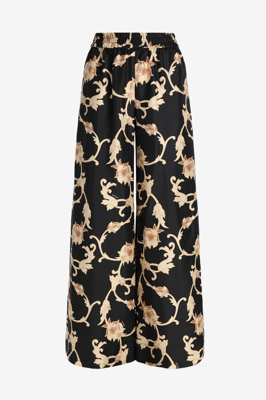 Hose Palazzo in Buttercup Black La Double J