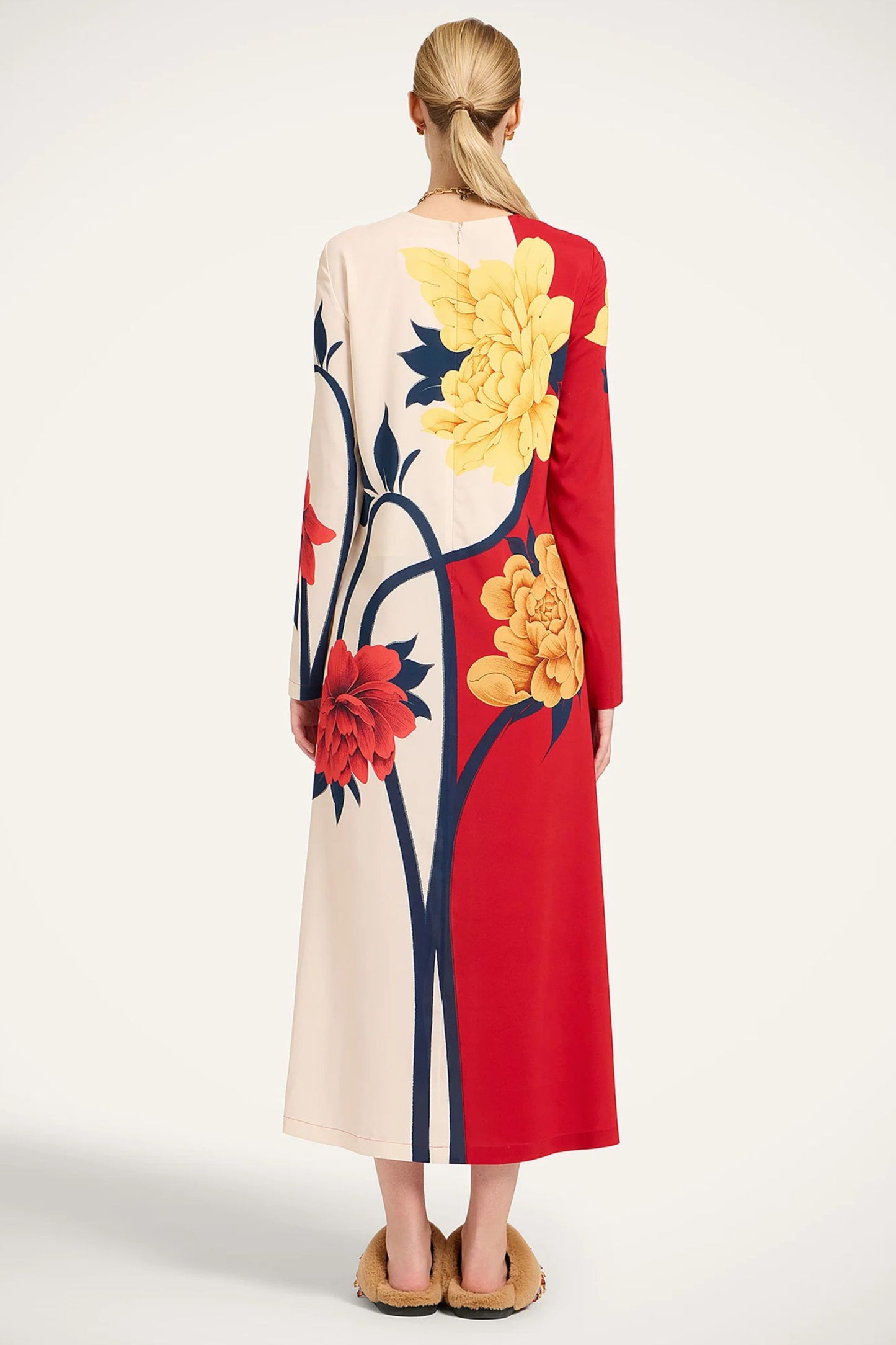 Vestido Swing en color Queen Peony Red de La Double J - Anita Hass