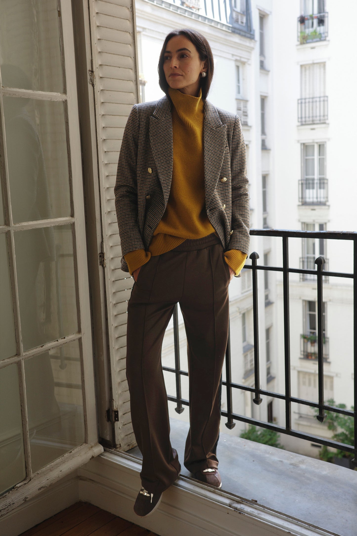 Hose Flores in BraunLadneri - Anita Hass