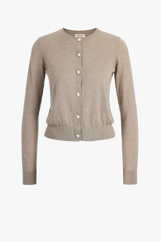 Gigi Cardigan in Taupe – Ladneri