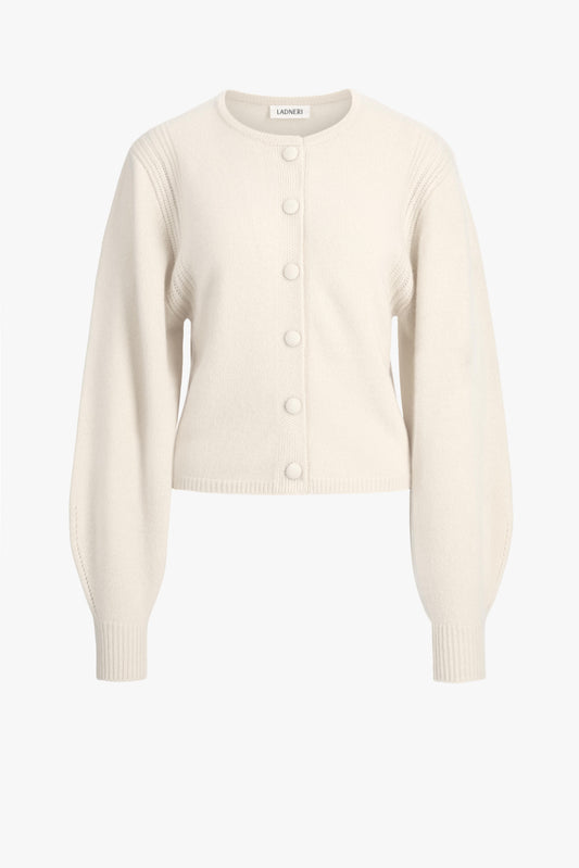 Nala Cardigan in CreamLadneri - Anita Hass