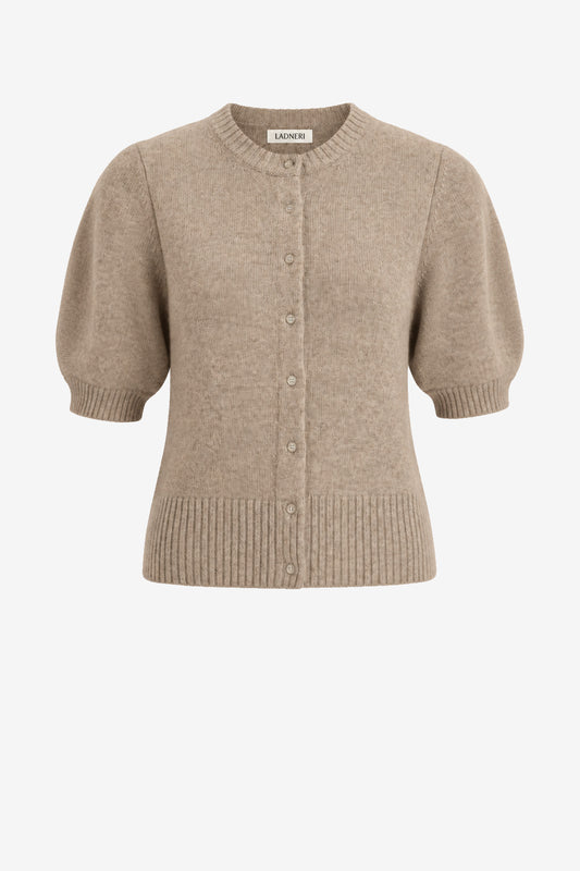 Cardigan Poupette in Golden Oat
