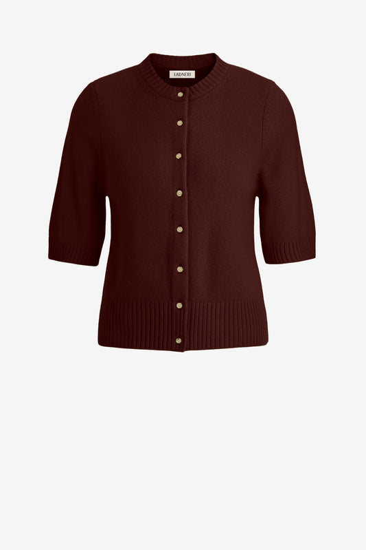 Cardigan Poupette in Rouge Ladneri