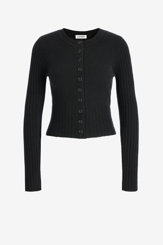 Cardigan Samine in Schwarz Ladneri