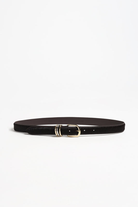 Ceinture Velin en cuir de poney marron « Ladneri » - Anita Hass
