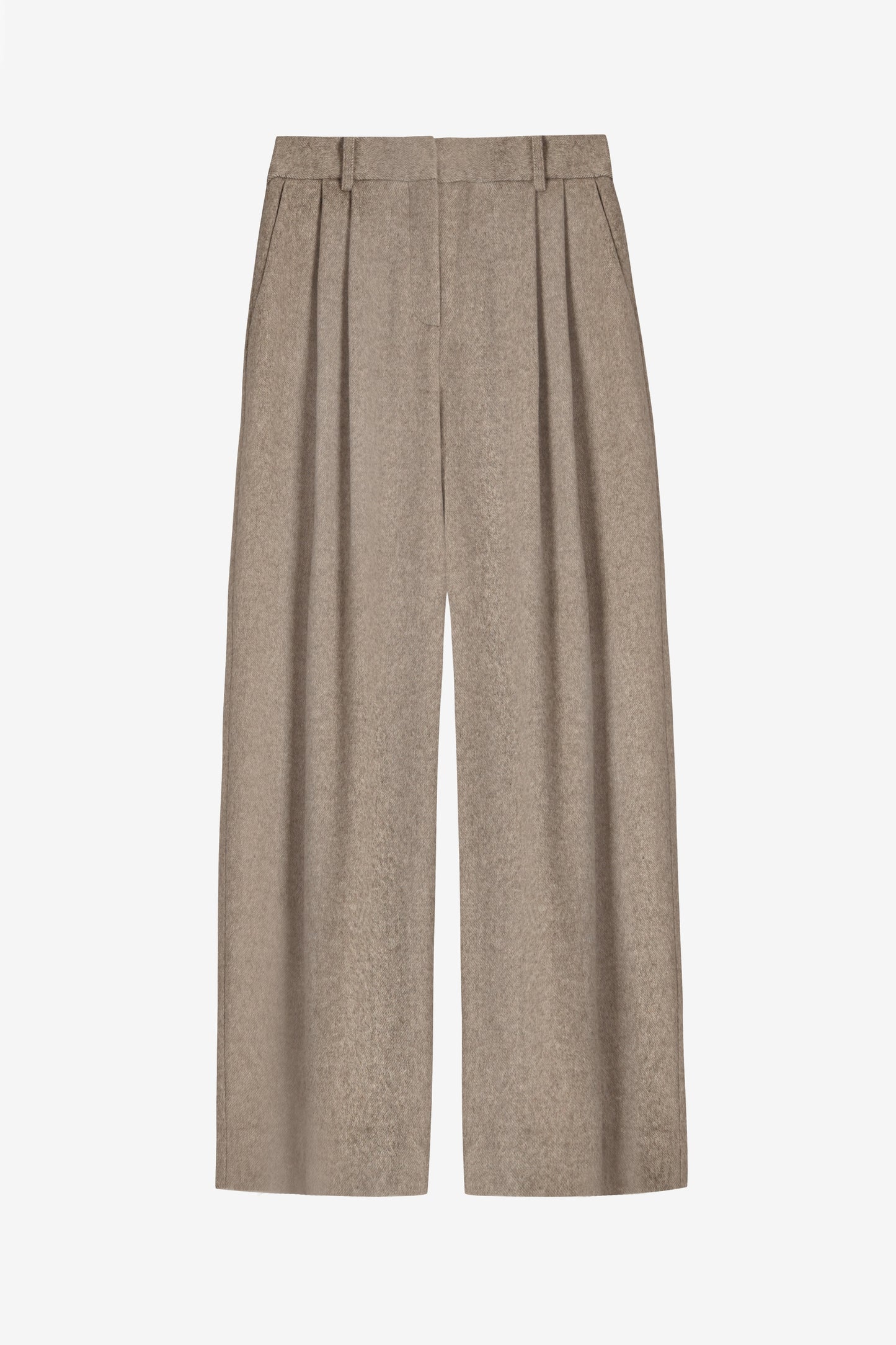 Hose Barrel in Taupe Melange Ladneri