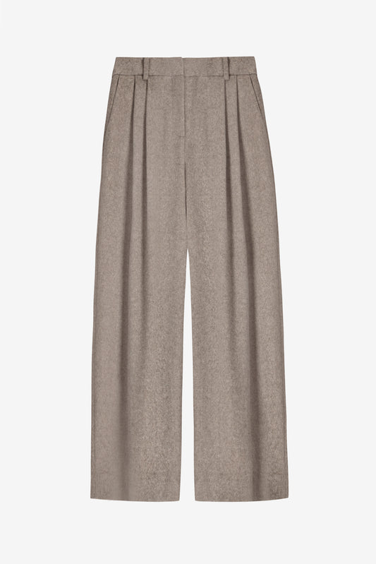 Pants Barrel in Taupe Melange