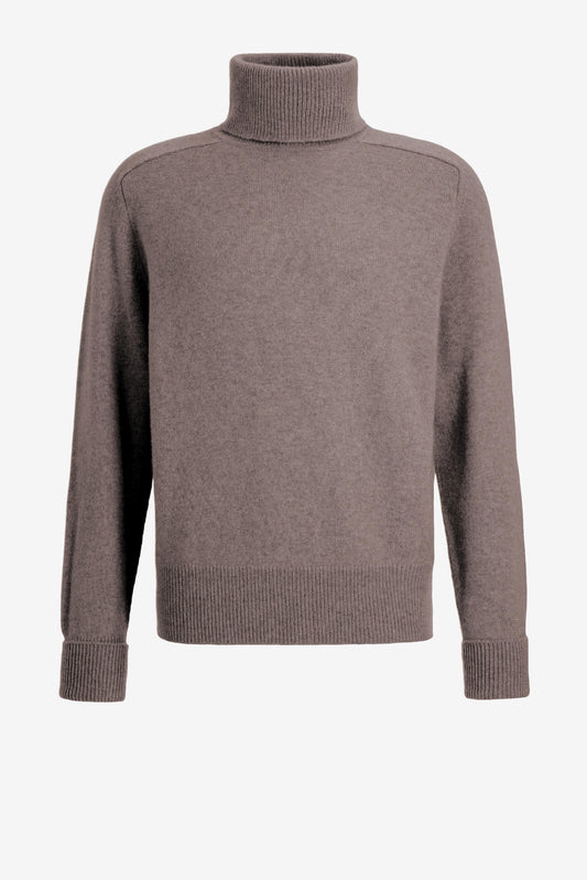 Frankie Sweater in Dark Brown Melange, Ladneri Men - Anita Hass