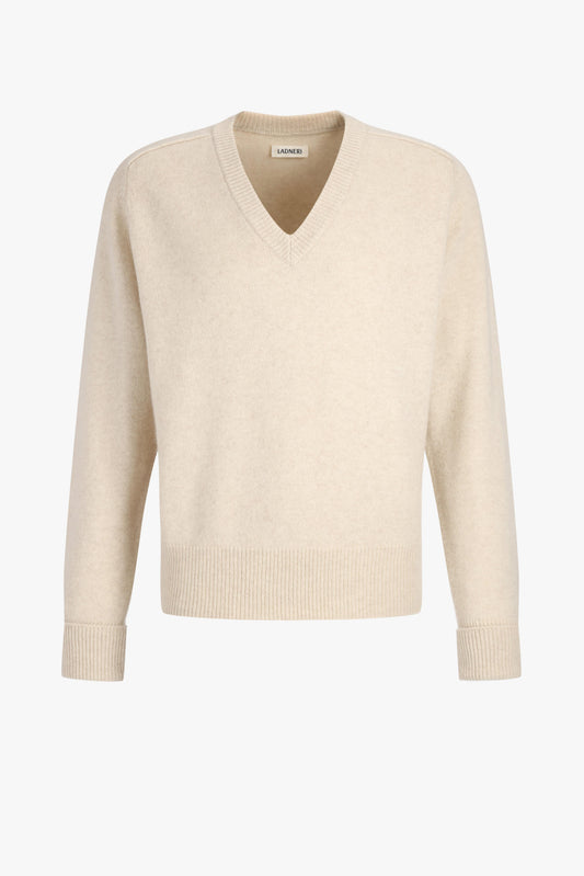 Joey Sweater in Cream Melange by Ladneri Men - Anita Hass