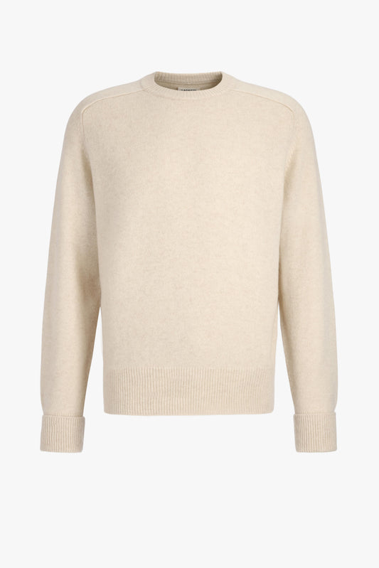 Vincent Sweater in Cream Melange, Ladneri Men - Anita Hass