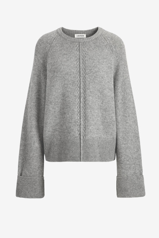 Sweater Allune in Knitted Stone