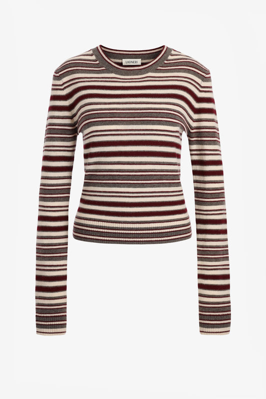 Pullover Lian in Burgundy/Brown Ladneri