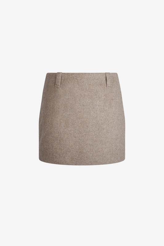 Skirt Alix in Taupe Melange