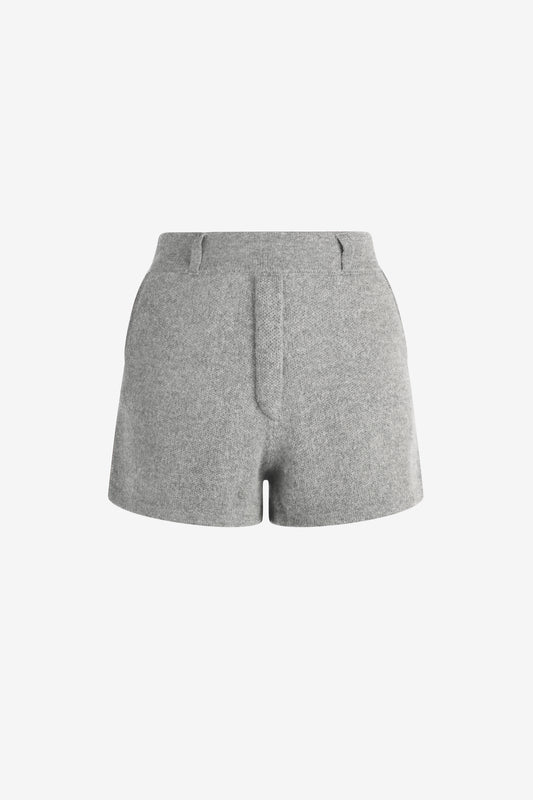 Shorts Maxi in Knitted Stone