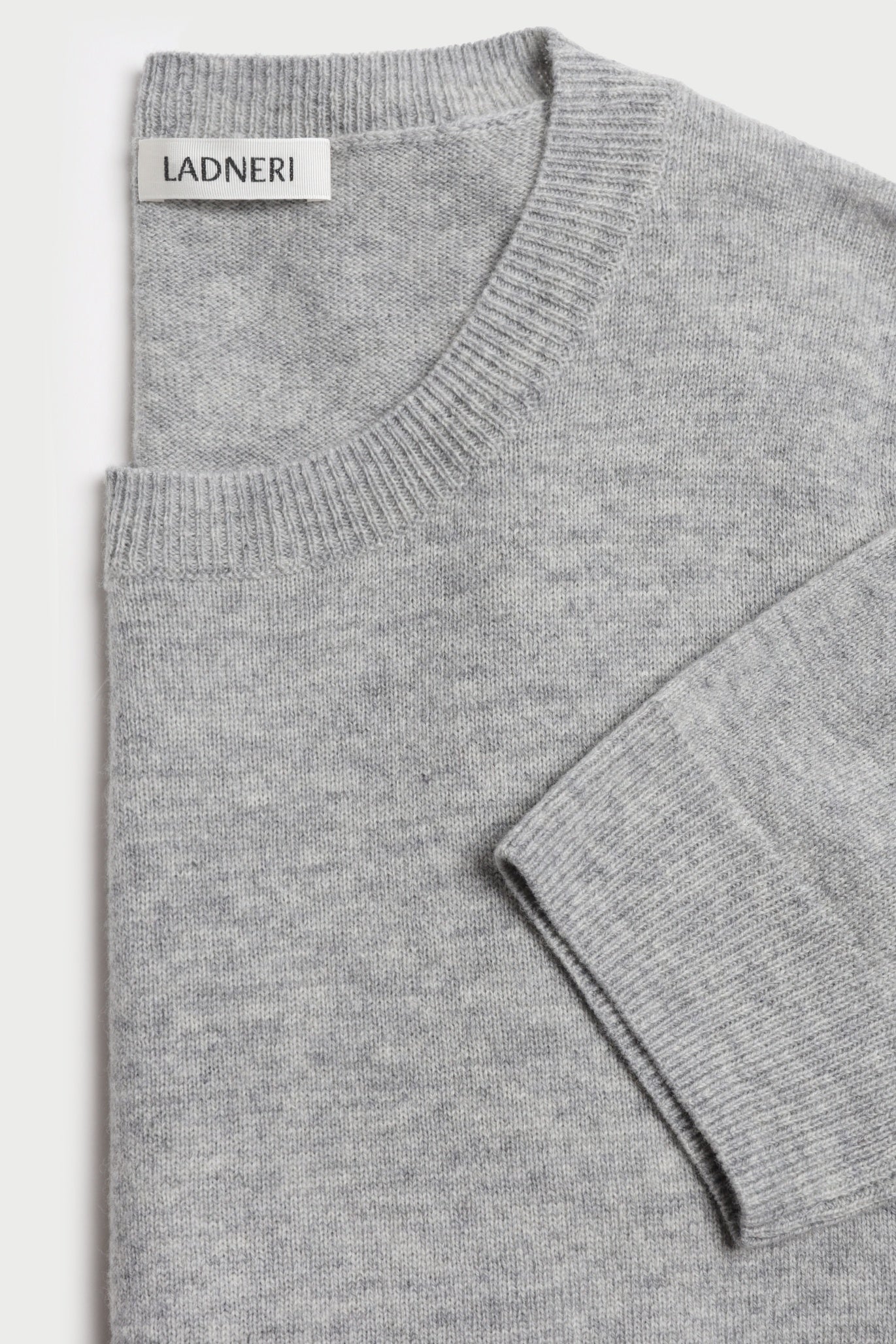 Strickshirt 90 in Hellgrau Ladneri